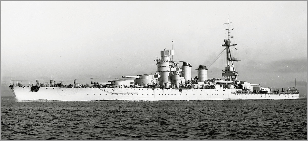 Italian battleship "Giulio Cesare" after reconstruction. - Александр 