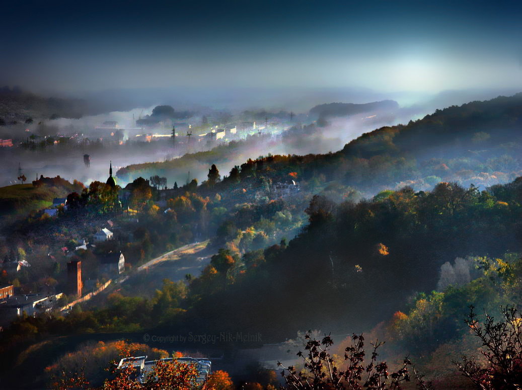 Краявід с Замковой горы у Львові - Sergey-Nik-Melnik Fotosfera-Minsk