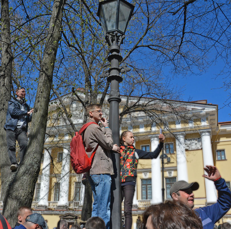 попытка увидеть парад 9 мая - Наталия П