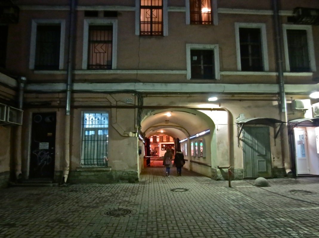 ночной двор на Невском - Елена 