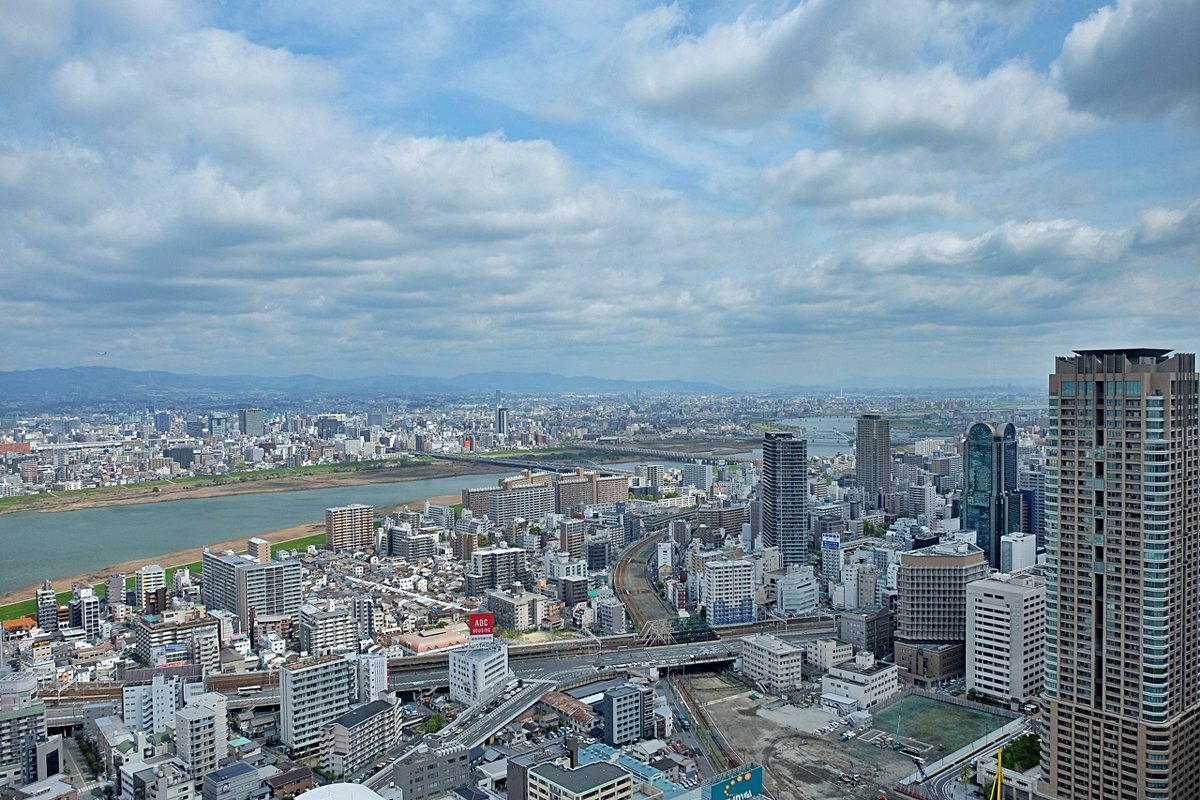 Осака панорама города - wea *