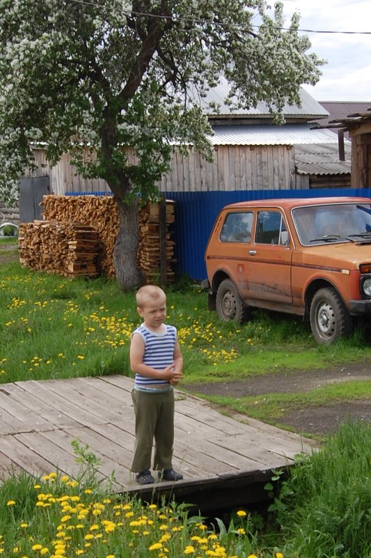 В деревне - Надежда 