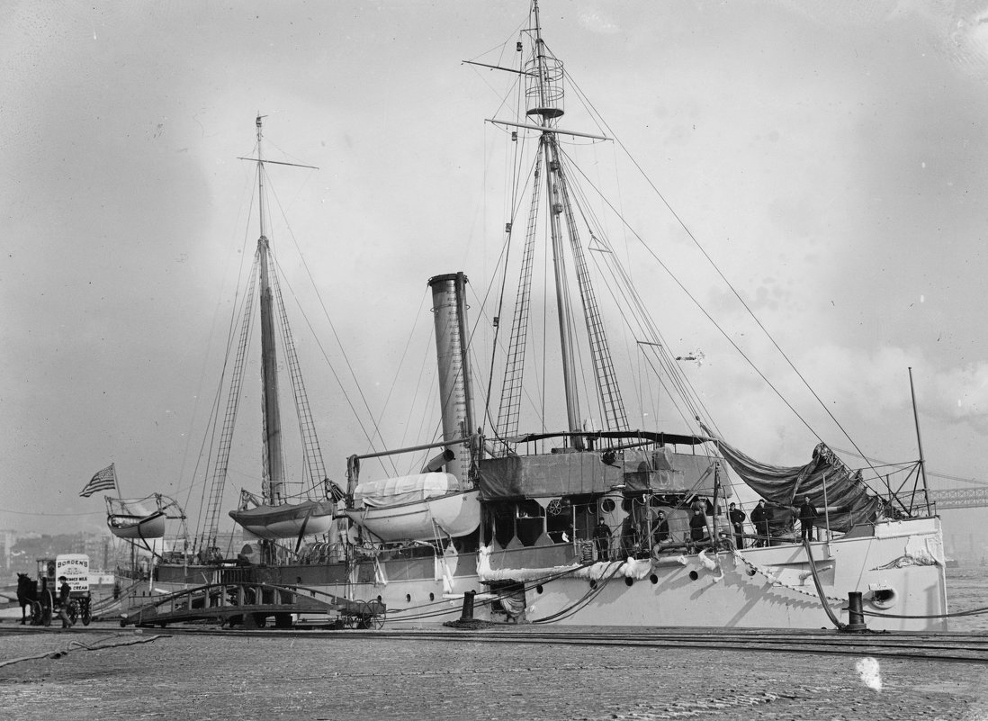USS "Wheeling".американская канонерская лодка.1897 год. - Александр 