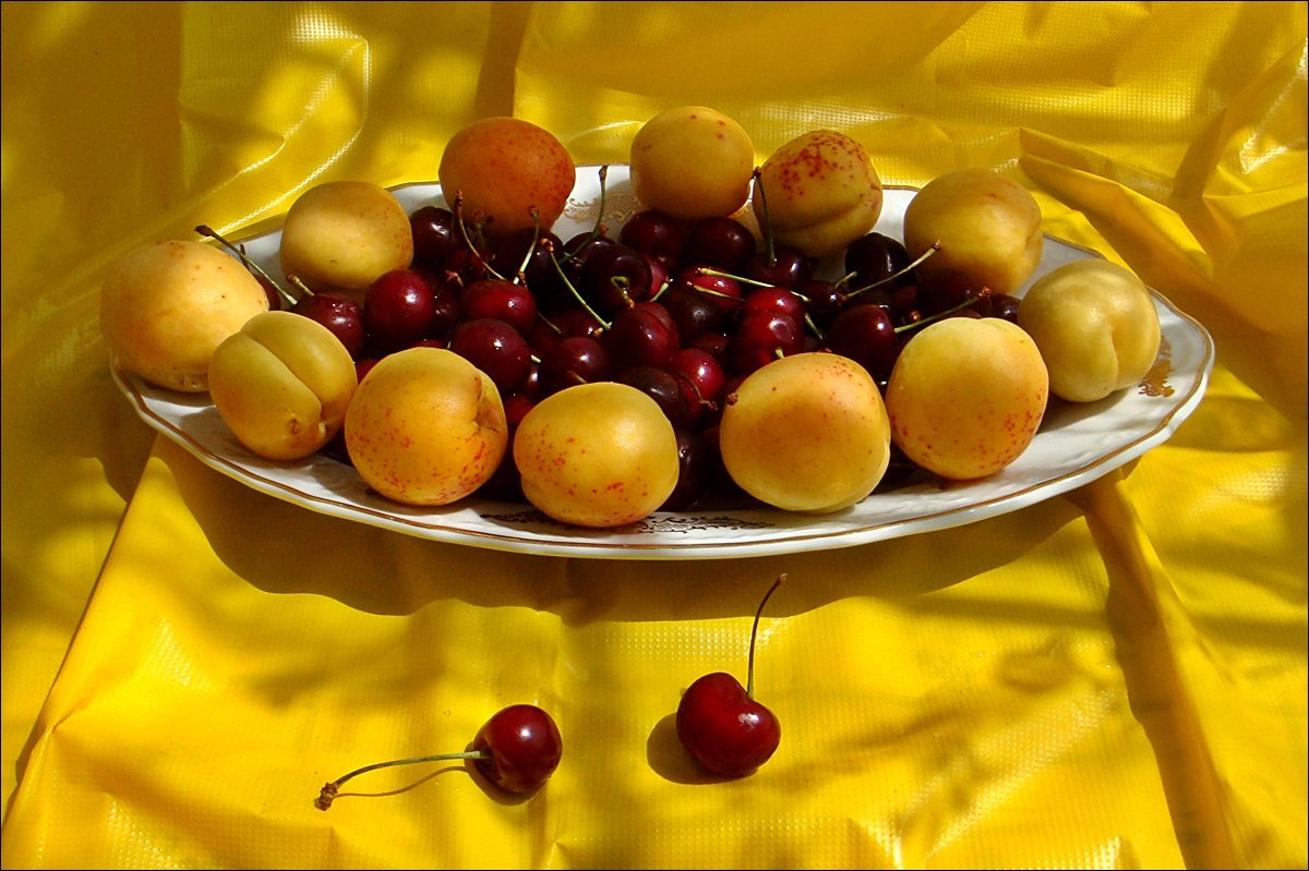 Черешнево-абрикосовый десерт - Нина Корешкова