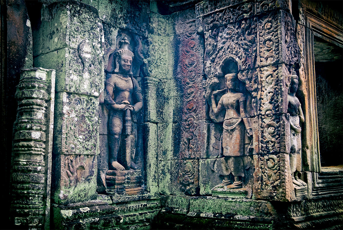 Стены древнего храма. Камбоджа. - Alex 