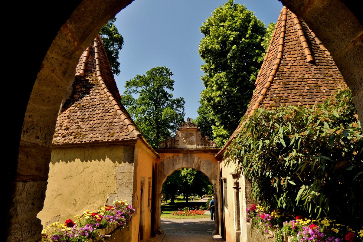 Замковые ворота (Burgtor) - одни из главных городских ворот  Ротенбурга - backareva.irina Бакарева