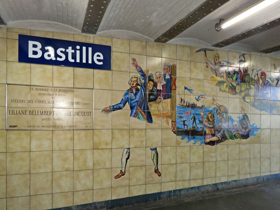 Фрески станции Бастилия. - ИРЭН@ .