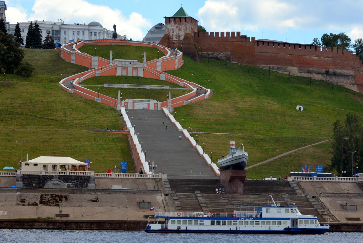 Лестница в нижнем новгороде сколько ступенек чкаловская и фото