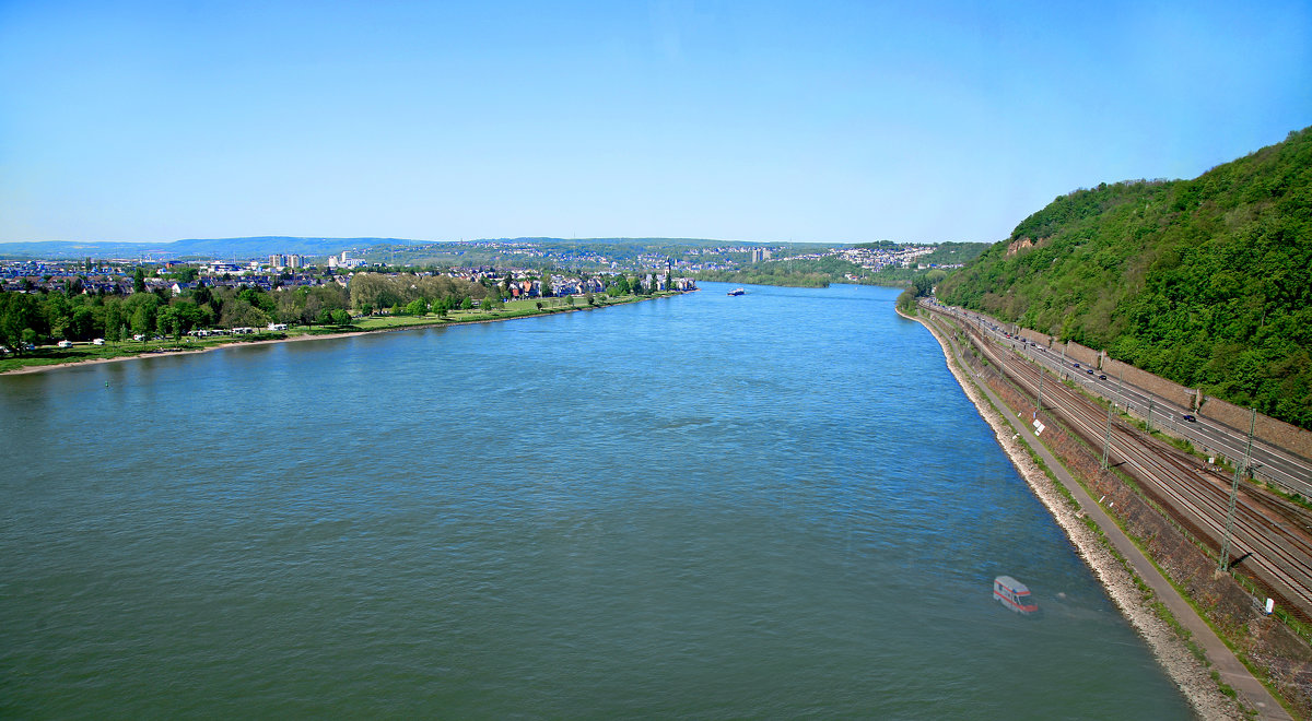 Река Рейн, Германия. - Jakob Gardok