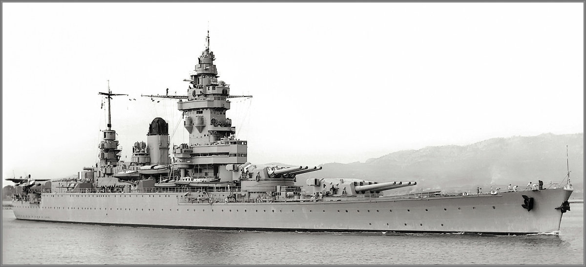 French battlecruiser-fast battleship "Strasbourg". - Александр 