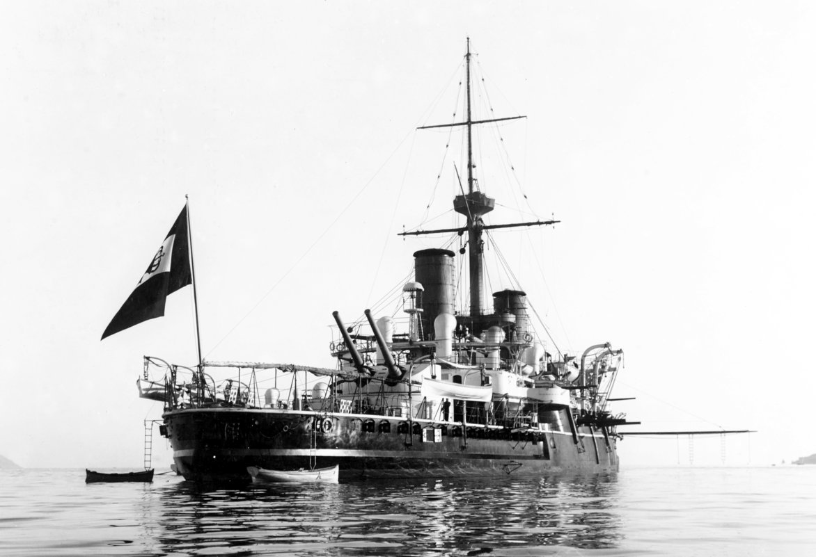 "Ammiraglio di Saint Bon" (Italian Battleship, 1897-1920). - Александр 