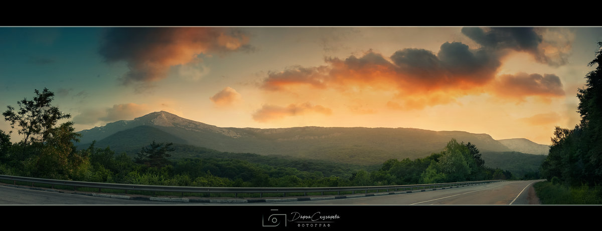 панорама вида на Чатыр Даг - Солнечная Лисичка =Дашка Скугарева