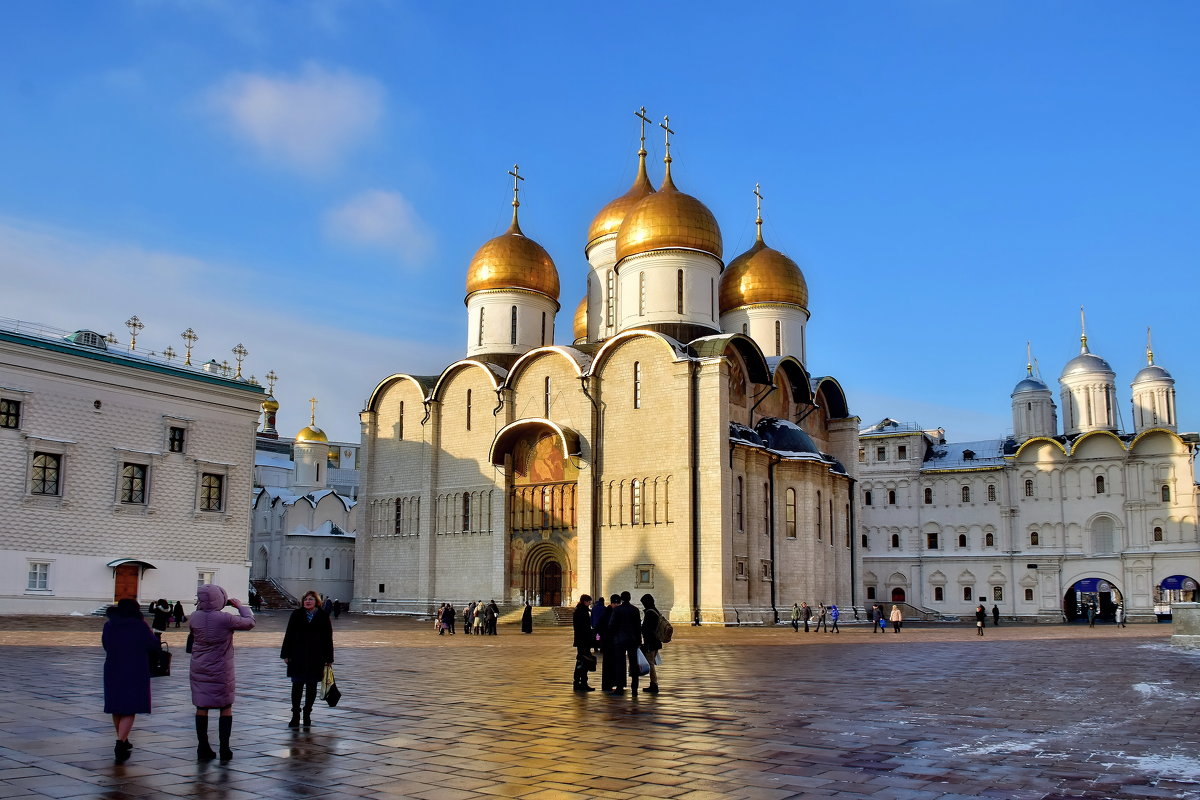 Соборная плоащдь Московского Кремля. - Olcen Len