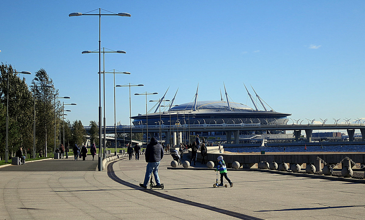 Вид на стадион С-Петербург.(Зенит-Арена) - Валентина Жукова