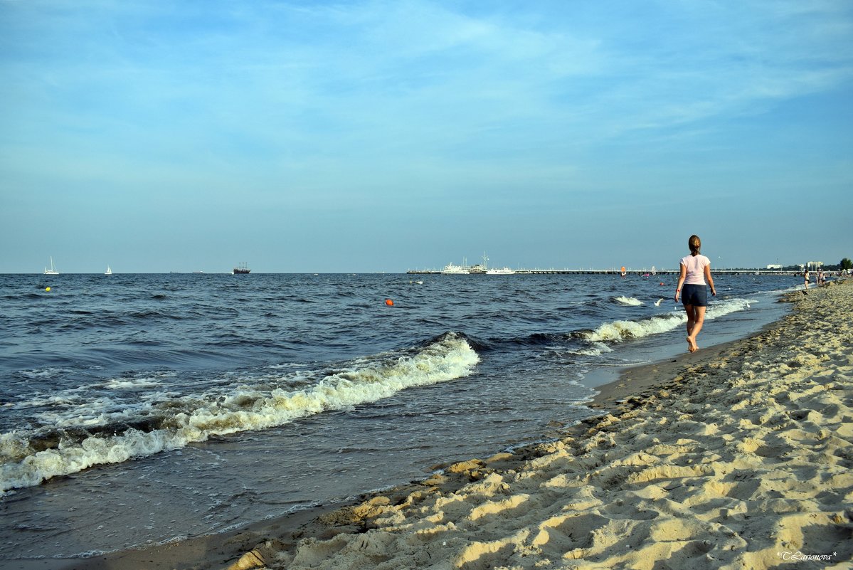 Пляж в Сопоте - Татьяна Ларионова
