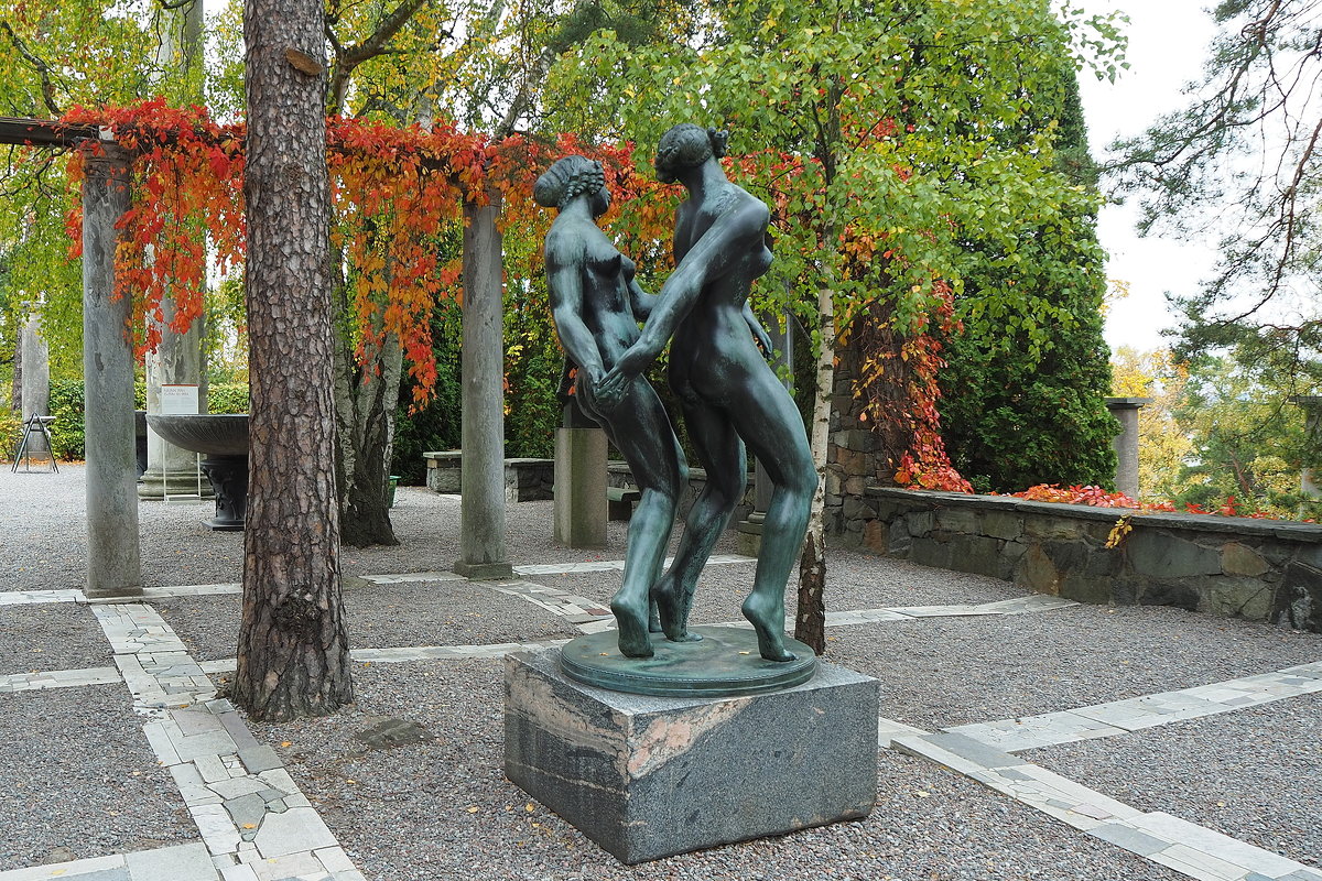 Скульптурная группа"Танцовщицы" (1917) парк Миллеса Стокгольм - wea *