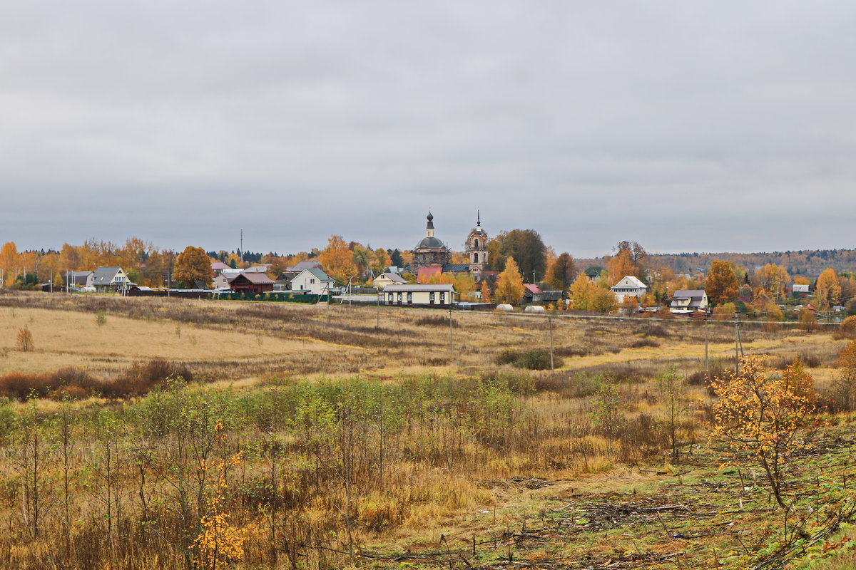 Осень в деревне. - Ирина Нафаня