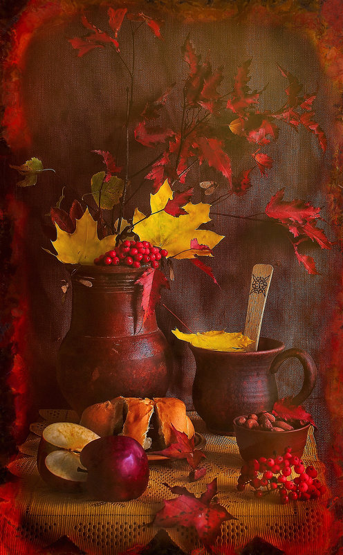 Осенний этюд "Рыжая осень" - ALISA LISA