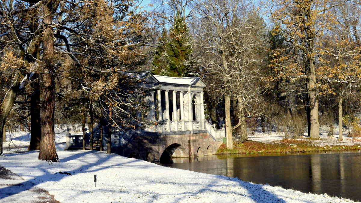 В парке, выпал первый снег  9 - Сергей 