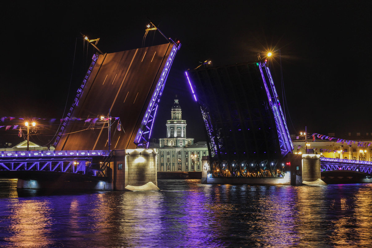 Санкт-Петербург. Дворцовый мост, кунсткамера - Дмитрий .