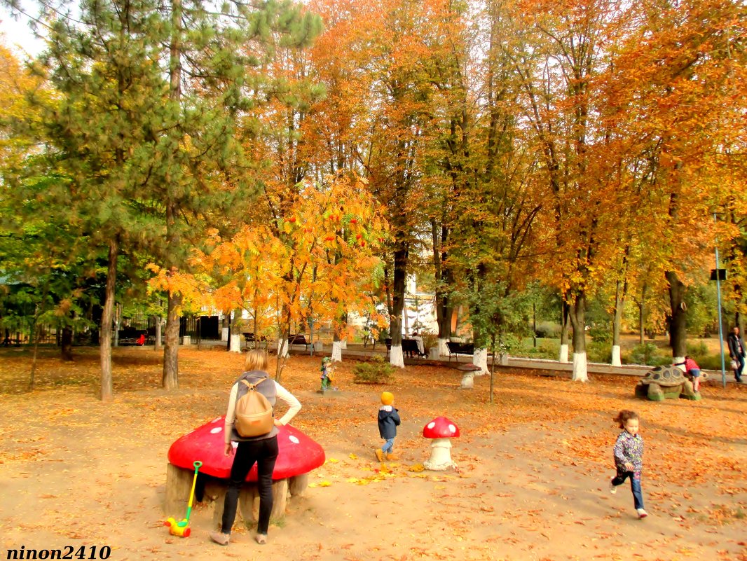 Октябрь в парке Октября - Нина Бутко