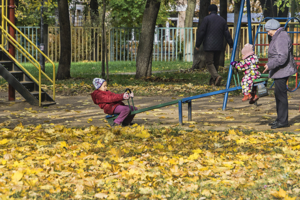Осень в московских дворах - marmorozov Морозова