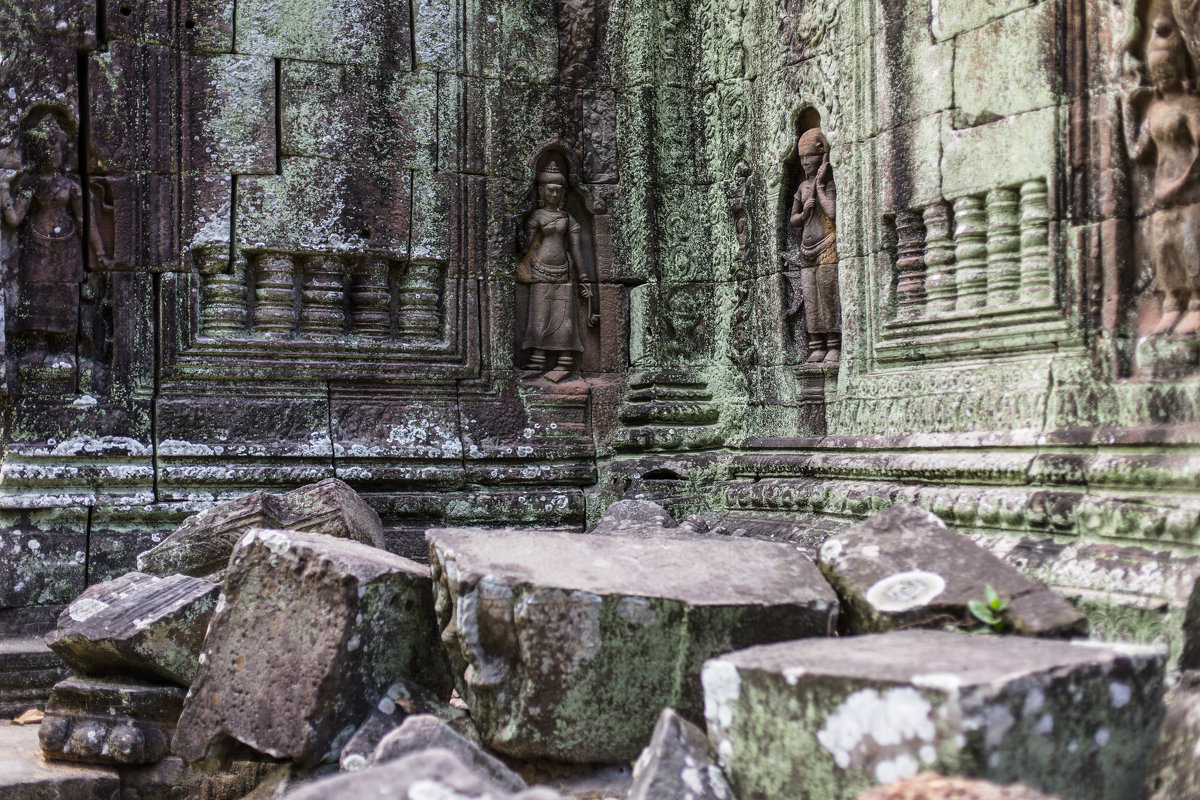 На руинах Ангкора - Nika Polskaya