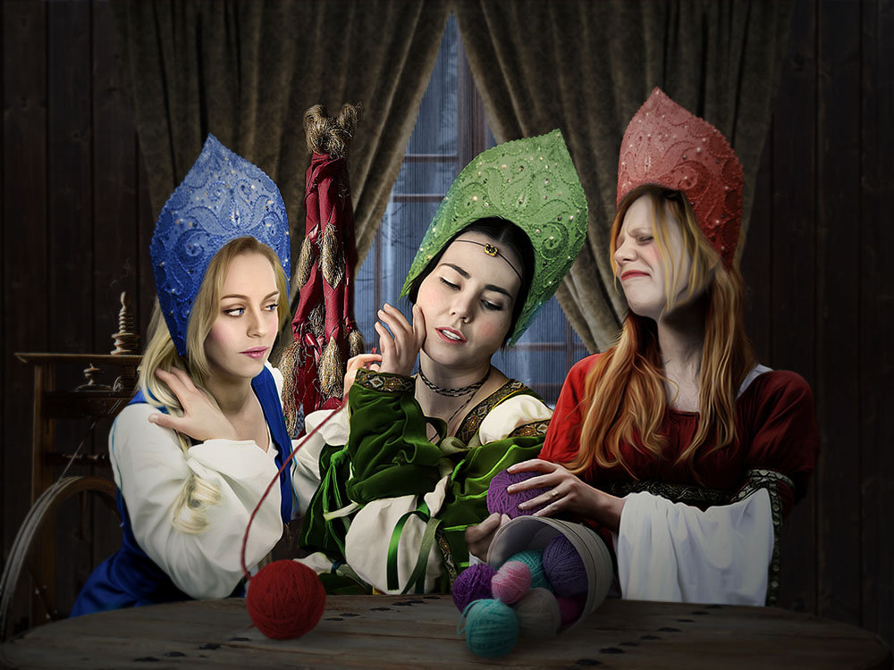 Три девицы под окном - Елена Хохлова