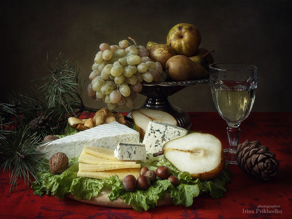 Новогодняя сырная тарелка - Ирина Приходько