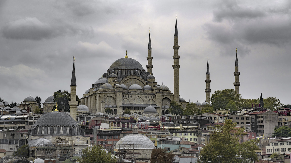 Мечеть Сулеймание. Стамбул. Турция. Вид со стороны залива Золотой Рог. - Павел Сытилин