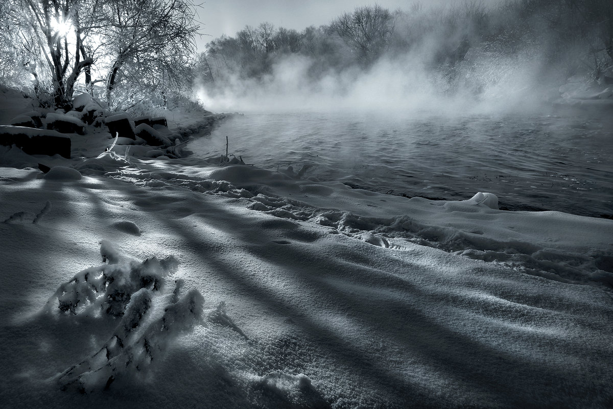 Морозный закат на реке... - Андрей Войцехов