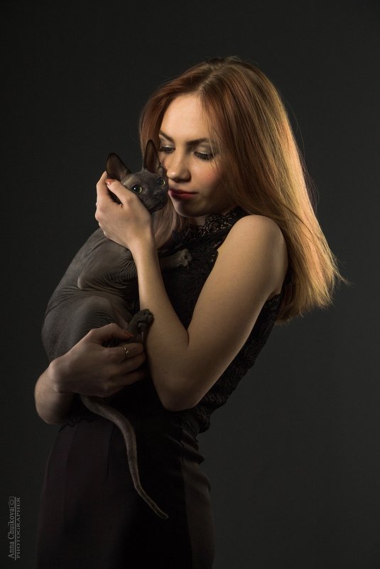 Девушка и кот - Анна Чуйкова