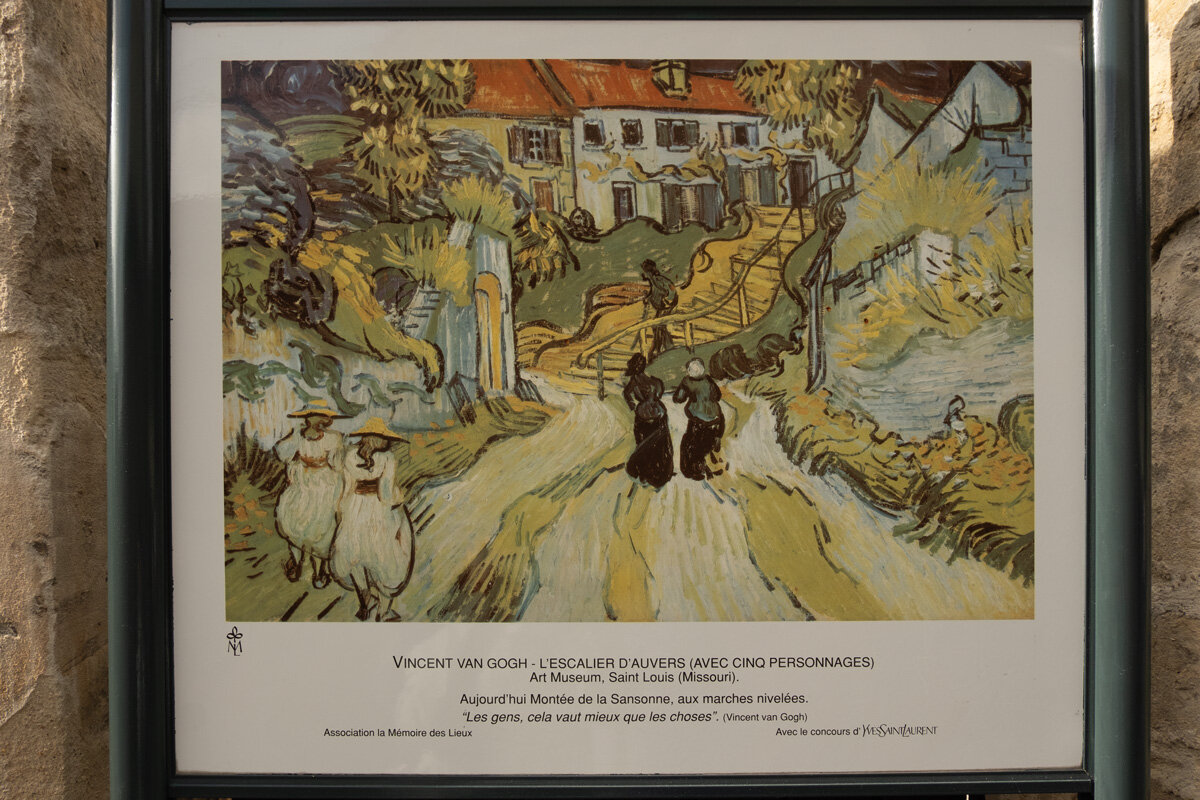 Франция. Овер-сюр-Уаз. Картина Ван Гога "Лестница в Овере" - Надежда Лаптева
