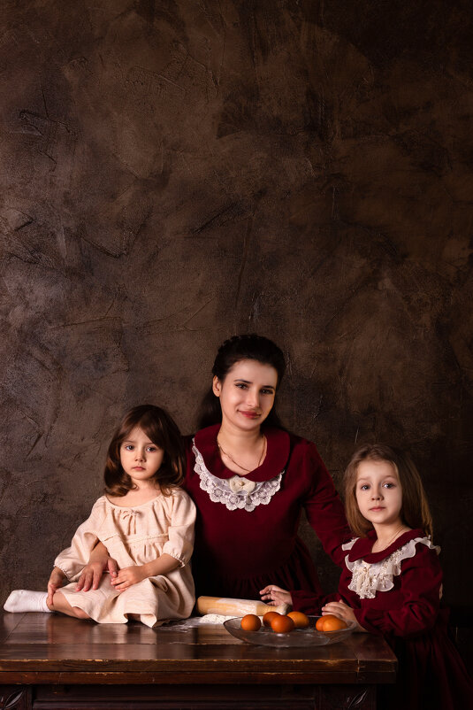Мама с дочками - Elena 