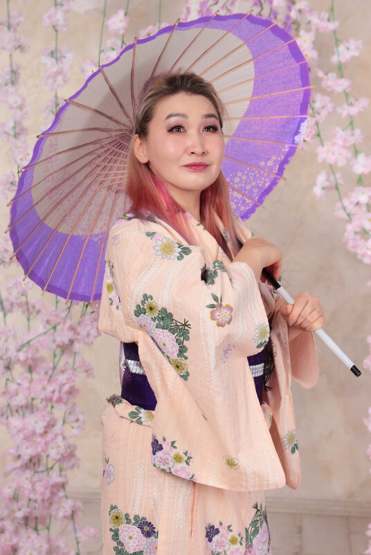 Фотосессия в кимоно в студии - Наталья Преснякова