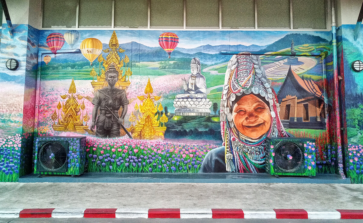 Графити на улицах Чианг Рая. - Alex 