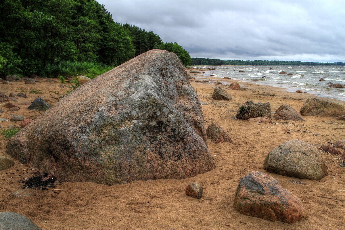Финский залив....гранитный камушек - Cергей Кочнев