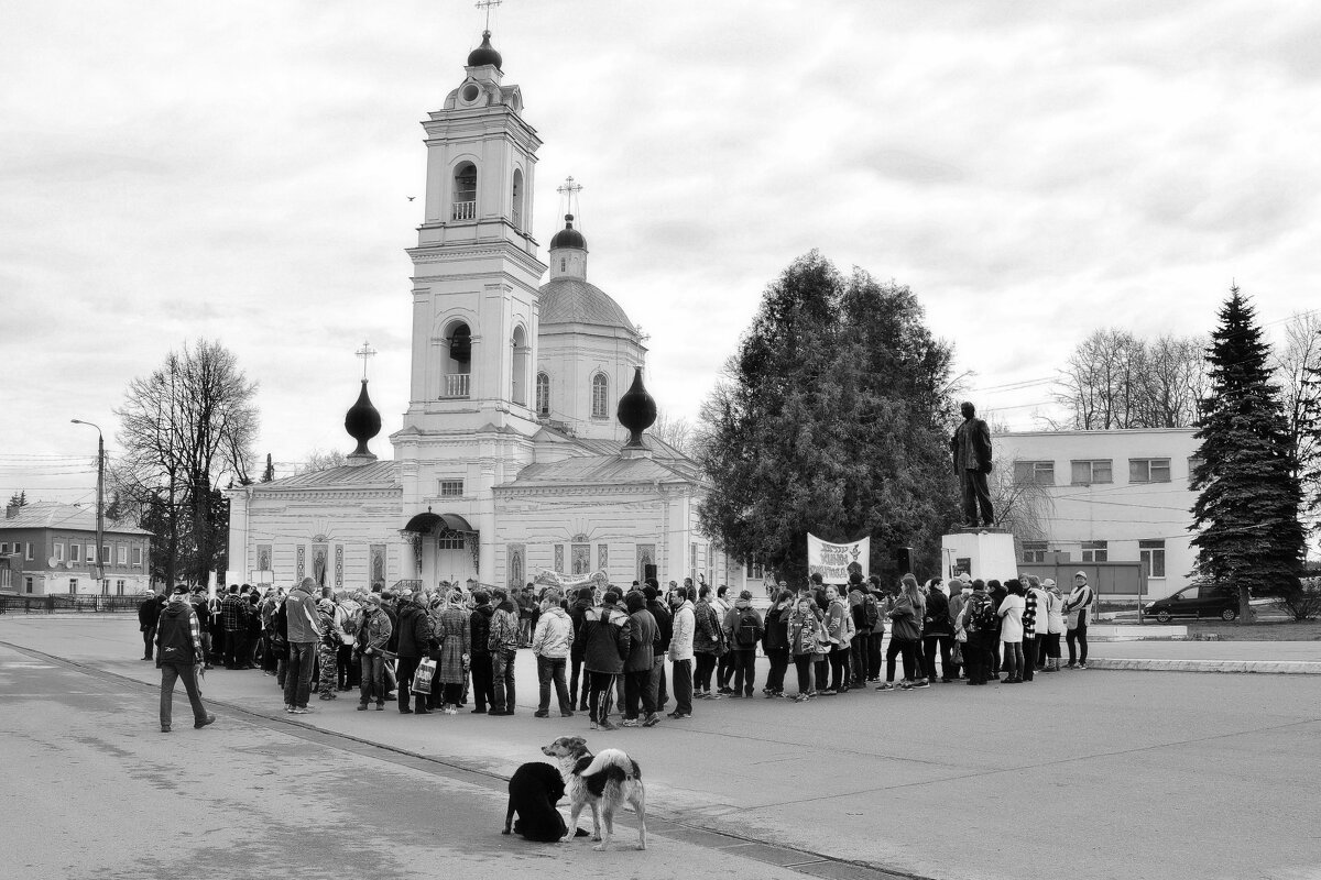 Собор Петра и Павла на пл.Ленина в Тарусе. - Татьяна Помогалова