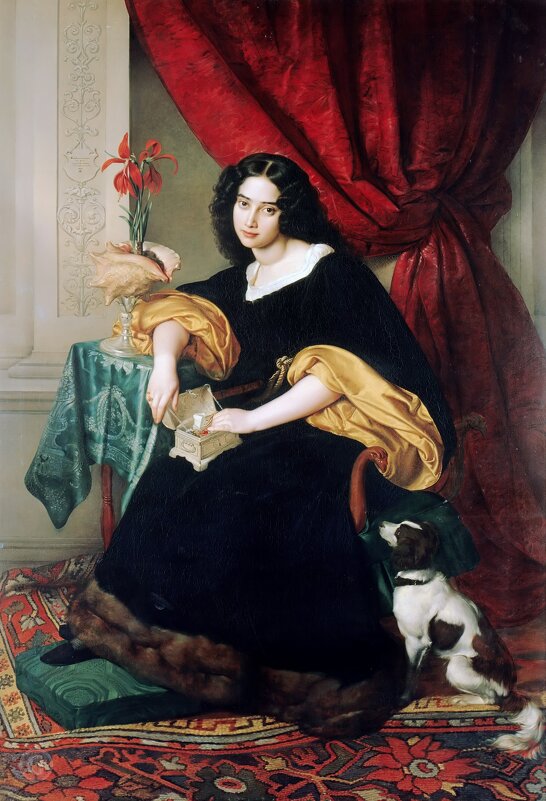 Юлиус Гюбнер – Полина Шарлотта Гюбнер 1829 - Gen Vel