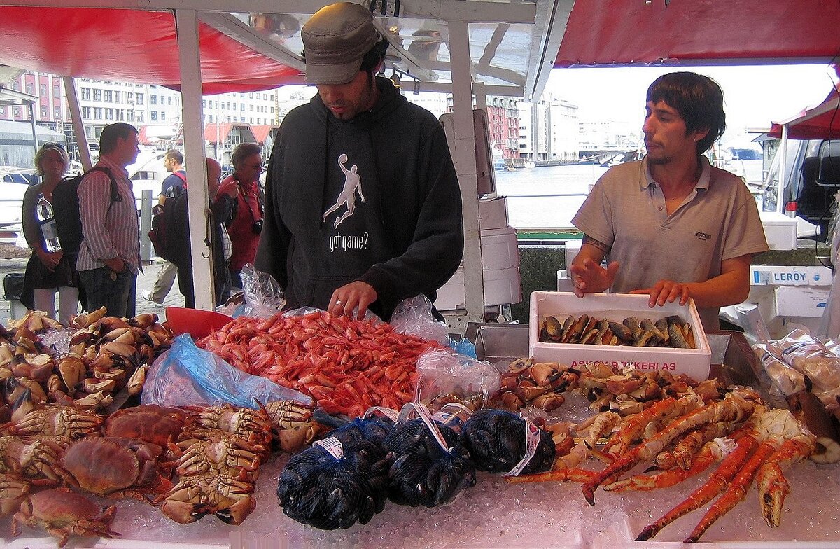Рыбный рынок, Тронхейм - ZNatasha -