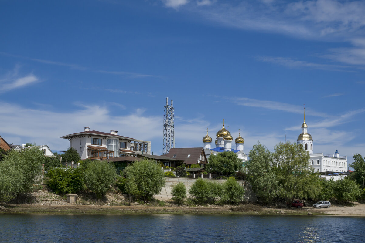 Берег Волги, поселок Федоровка, Самарская область... - Наталья Меркулова