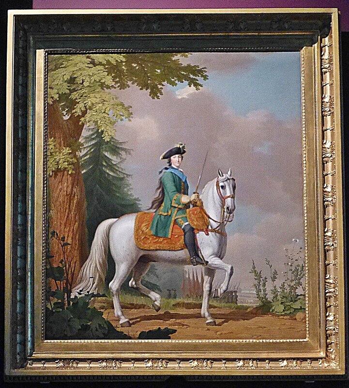 Портрет Екатерины II в гвардейском мундире на коне Бриллианте - Лидия Бусурина