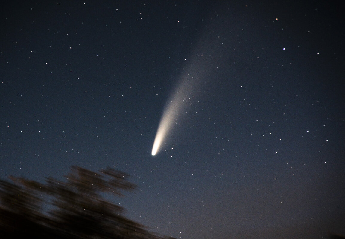 Комета NEOWISE сегодня вечером. - Александр Крупский