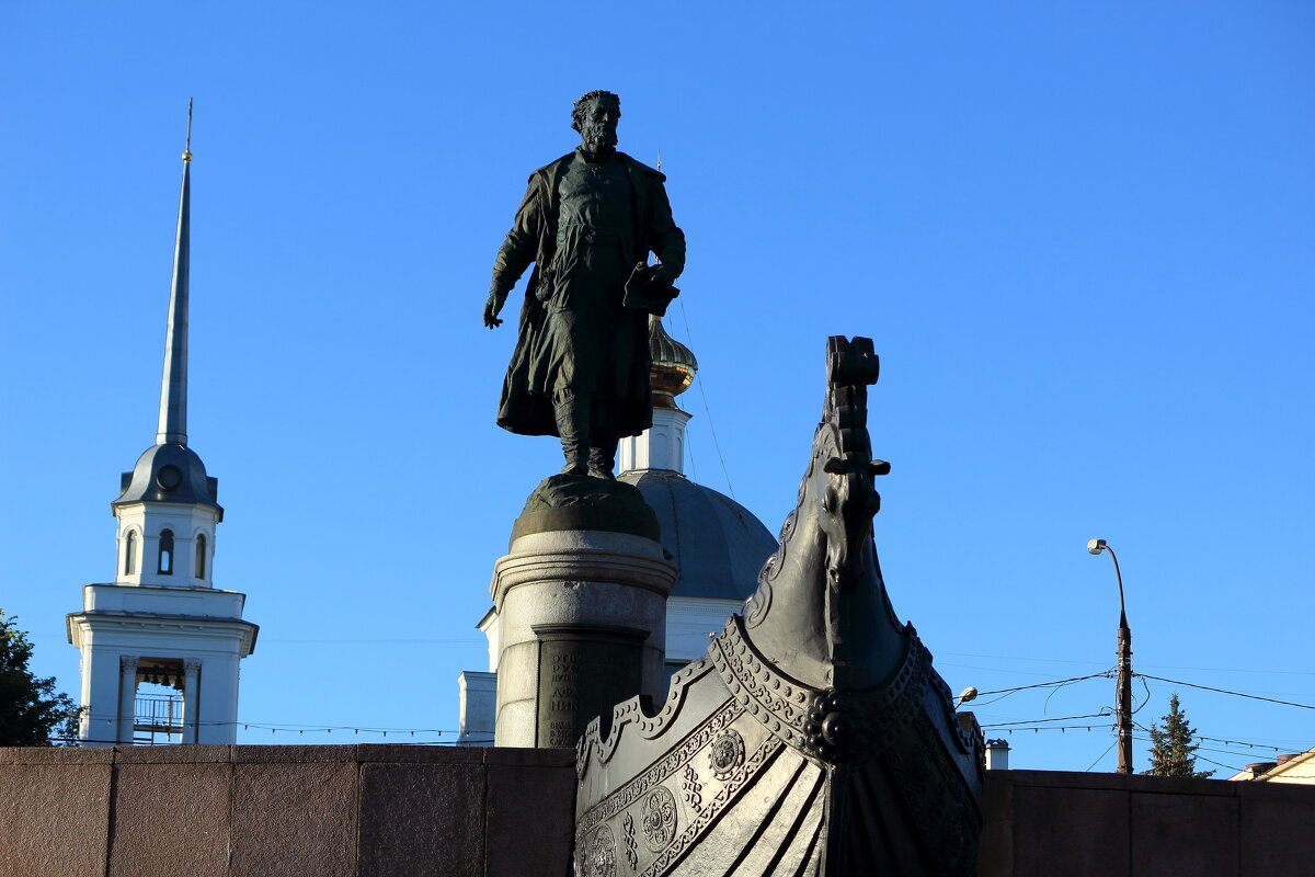 Памятник Афанасию Никитину в Твери - александр пеньков