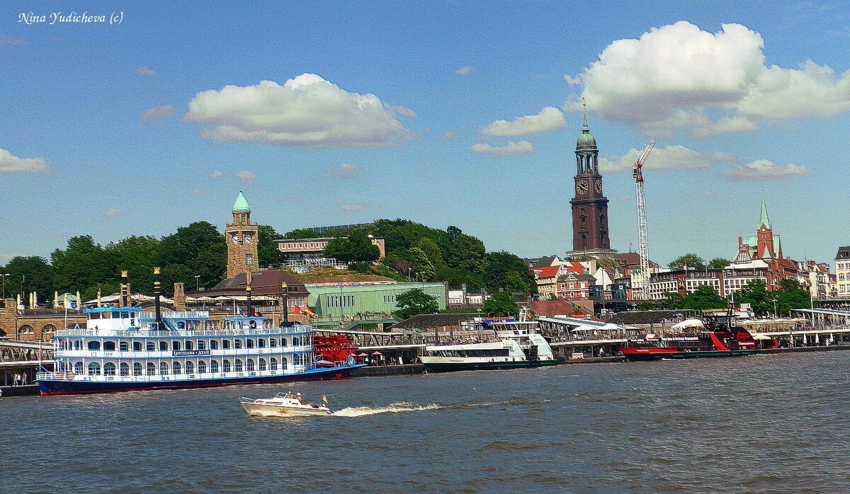 Порт Гамбурга - Nina Yudicheva