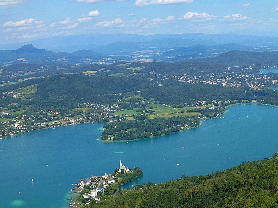 Озеро Вёртерзее в Австрии - Лидия Бусурина