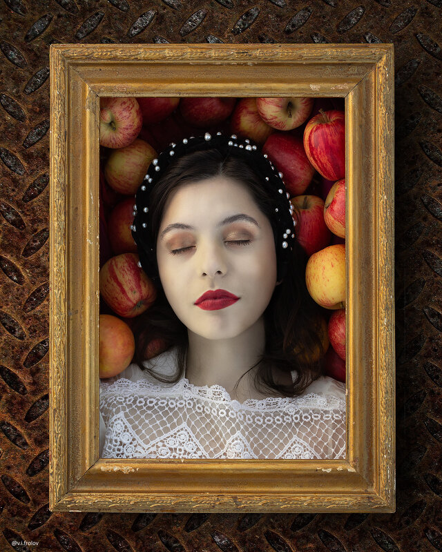 Портрет с яблоками - Валерий Фролов