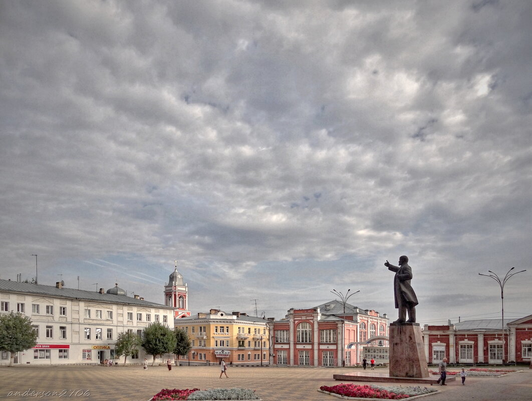 Площадь Ленина в Ельце - Andrey Lomakin
