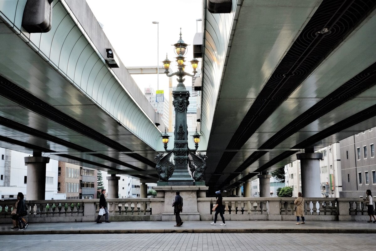 Мост Nihonbashi Токио Япония - wea *