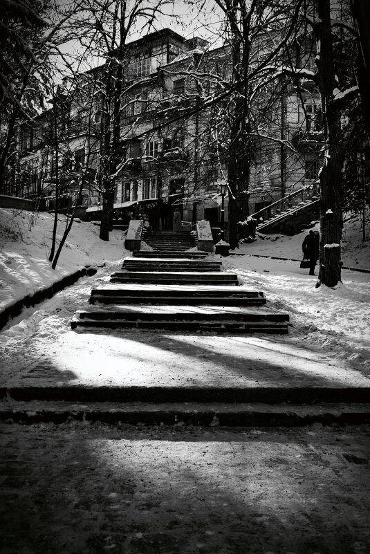 Зимняя лестница - M Marikfoto